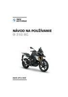 BMW G310GS - Navod na pouzivanie SK 2022